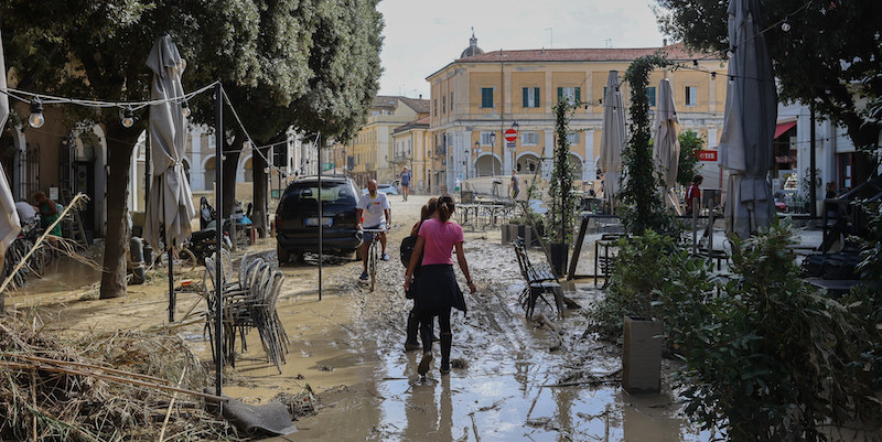 Disastro post alluvione nelle Marche